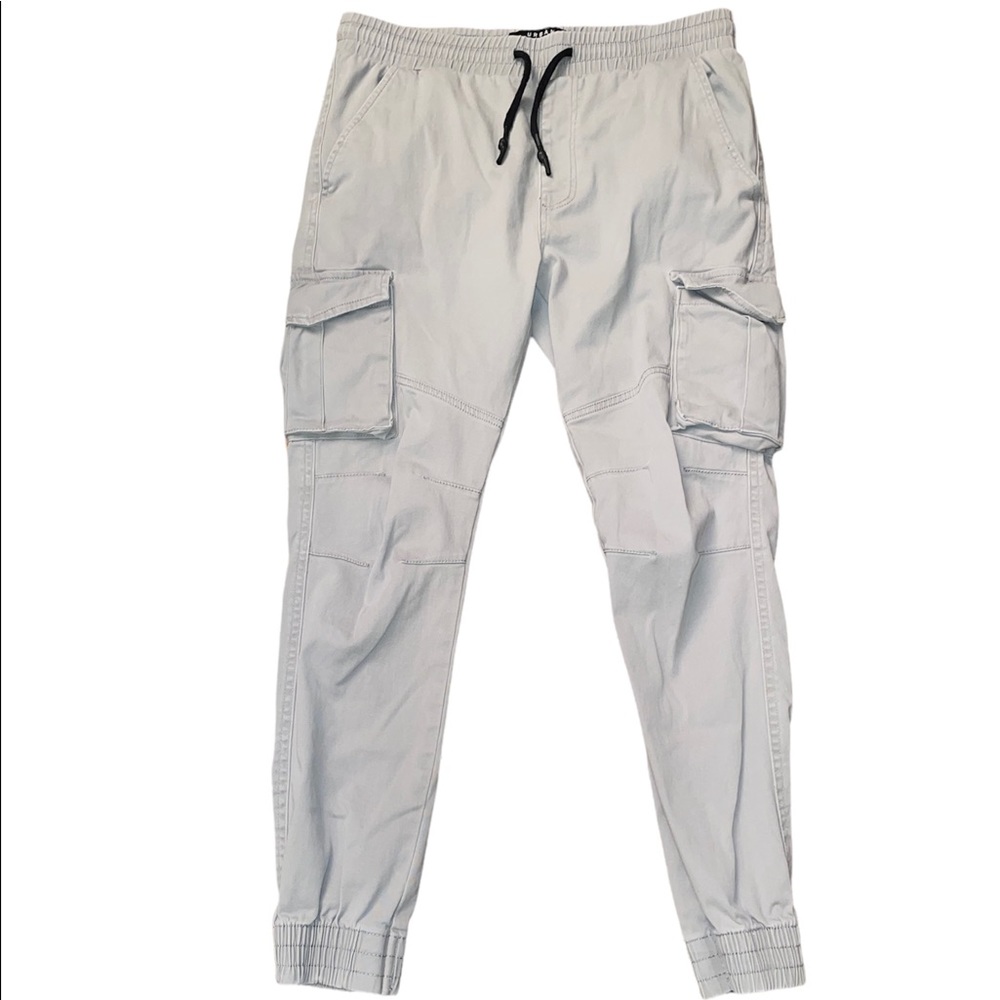 Men’s Grey/Beige Cargo Joggers